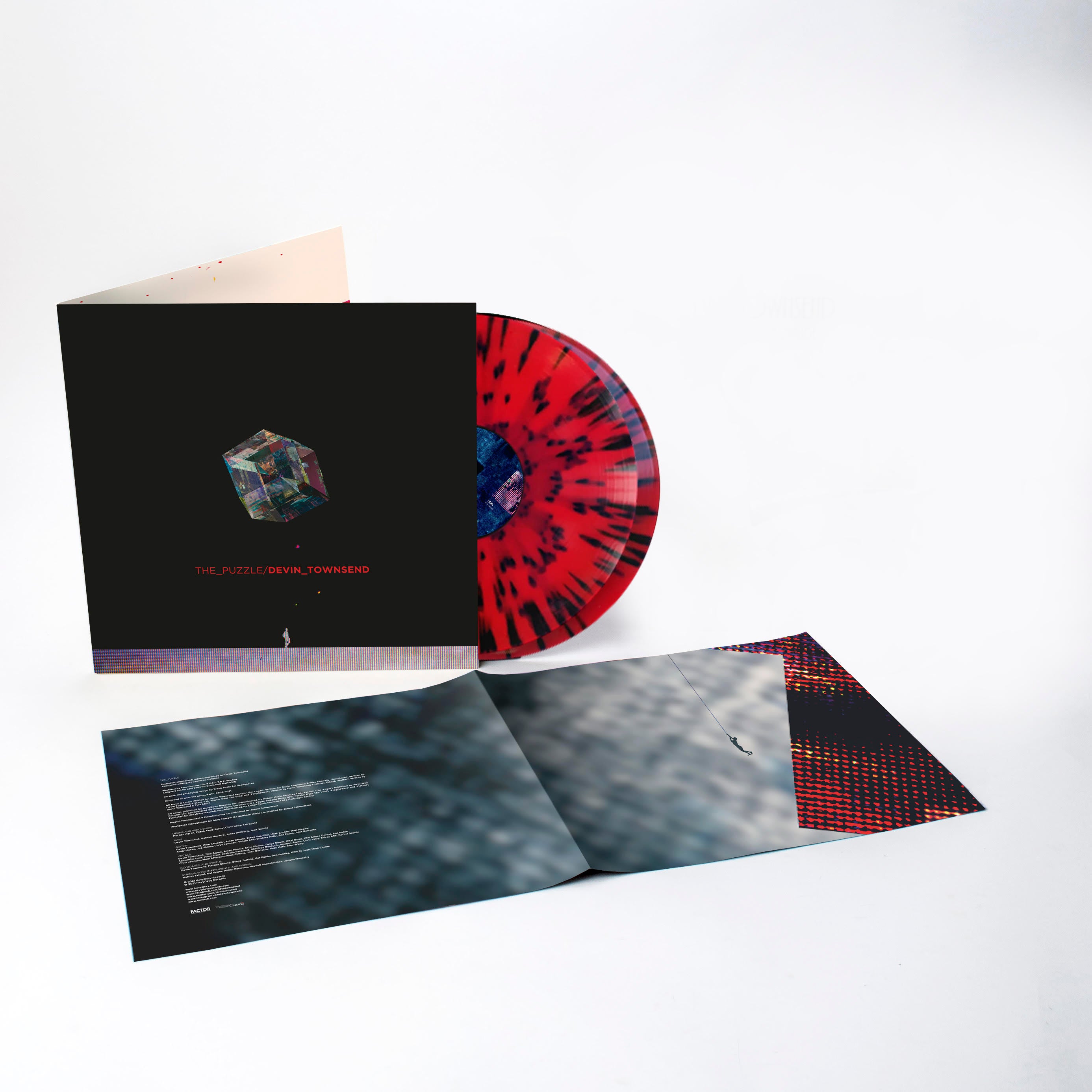 The Puzzle- 2LP Gatefold (Red/Black Splatter) STORE EXCLUSIVE