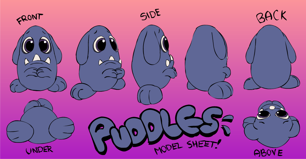 Puddles (beanbag puppet)